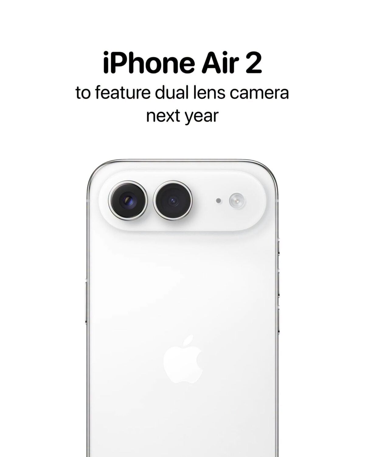 iPhone Air 2の2眼カメラ搭載説再び〜実現するための4種類の方法を考察