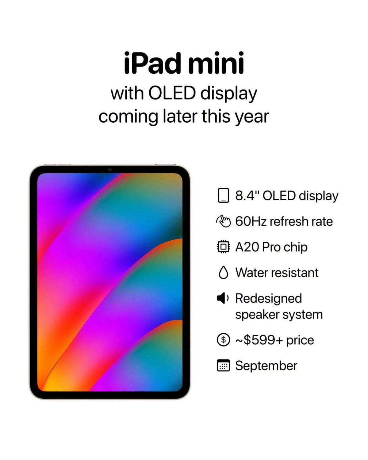 ipad mini oled AH 0625