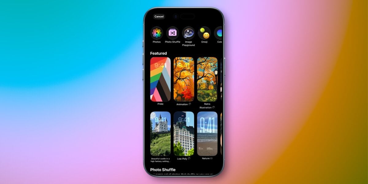 Image PlaygroundでiPhoneの壁紙作成が可能に2