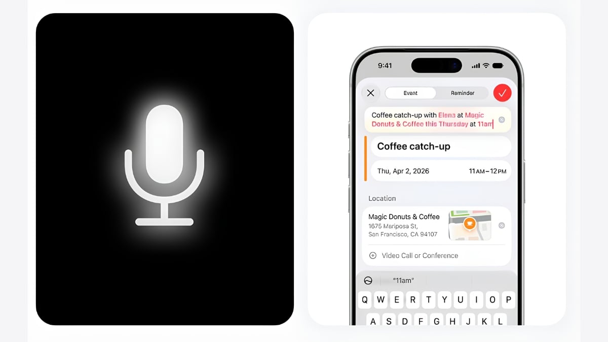 iPhoneのApple IntelligenceとSiriの紹介画面