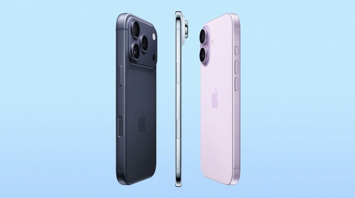3色のiPhoneが並んでいる画像