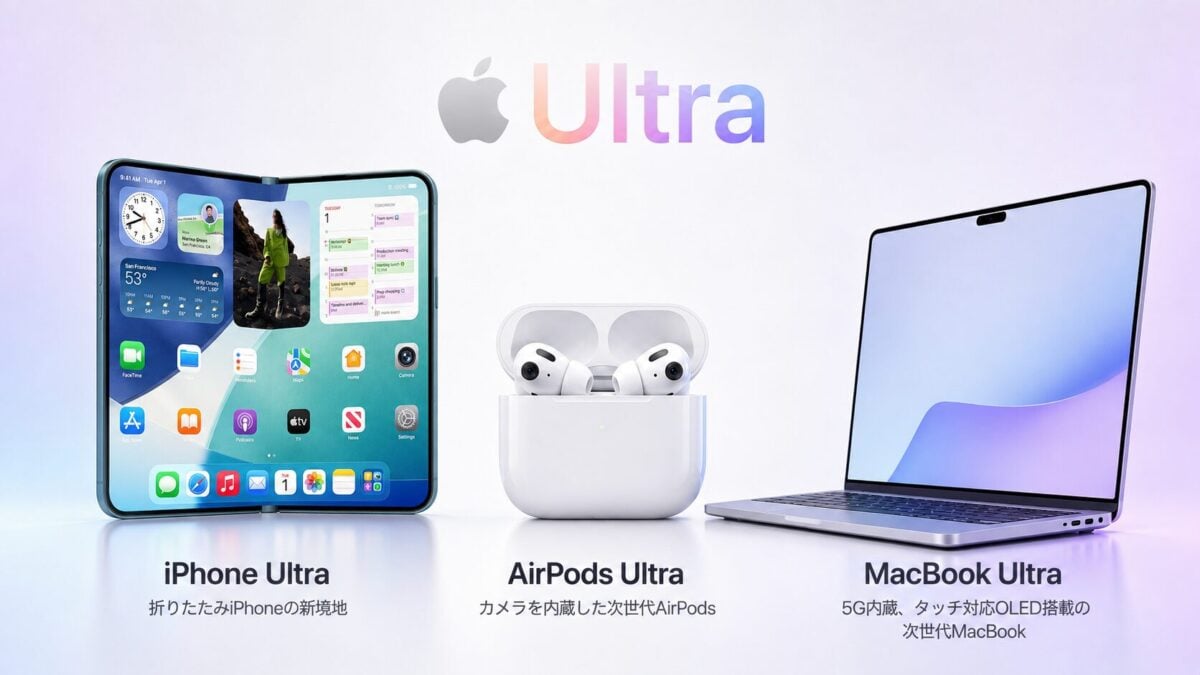 3つのultra商品のイメージ画像