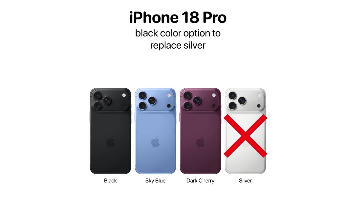 iPhone18 Proは「シルバー」廃止か〜本体カラーは3色すべて新色に？