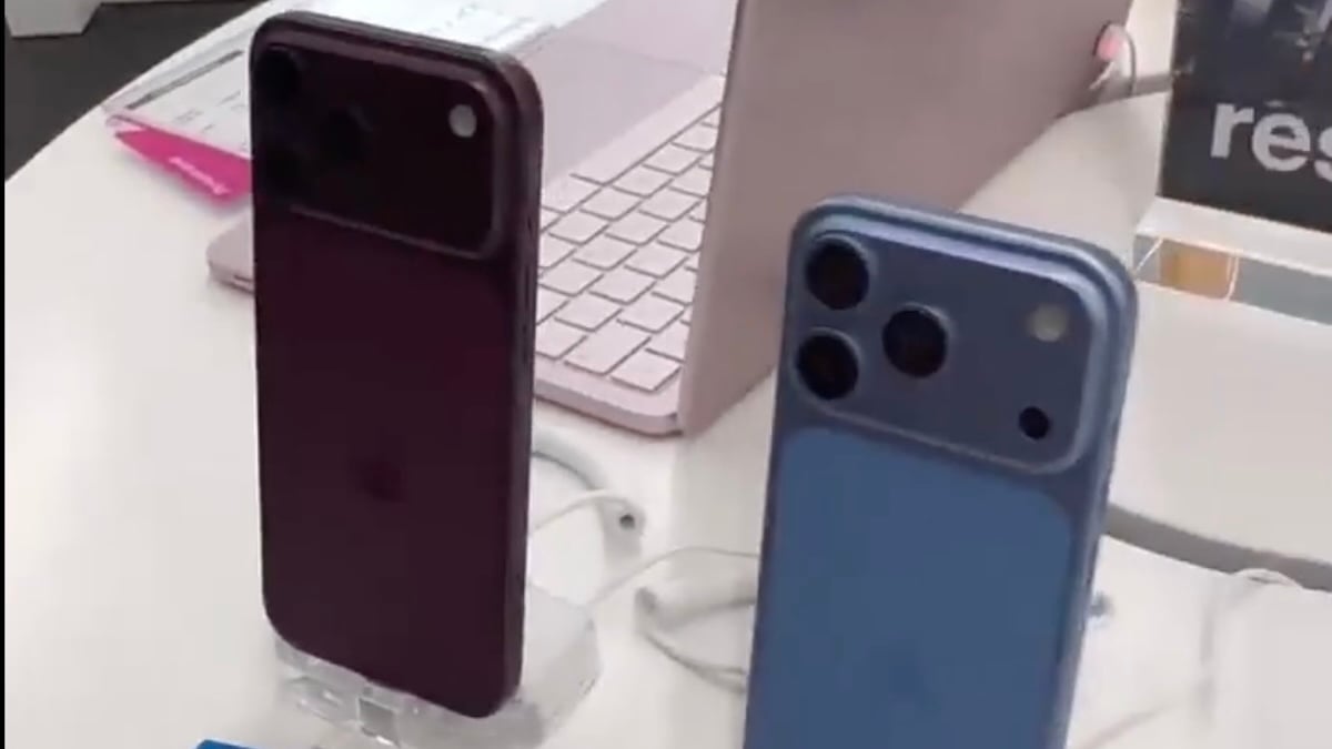 iPhone18 Proの「ダークチェリー」「スカイブルー」とされる動画