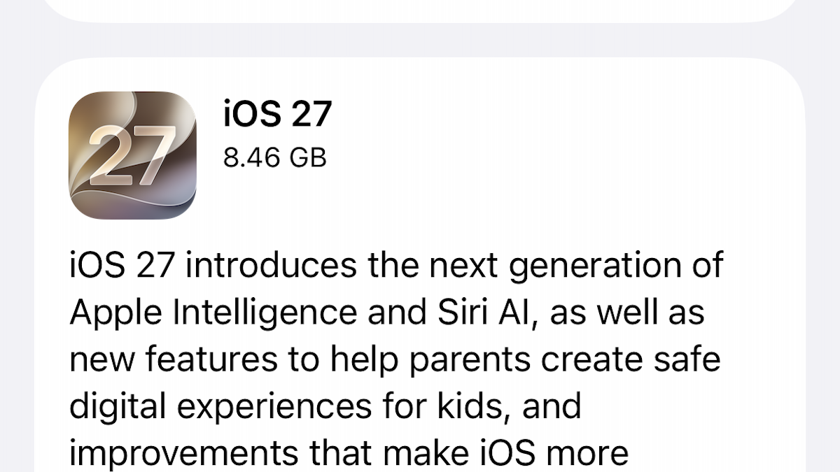 iOS27 RC hato/iPhone Mania