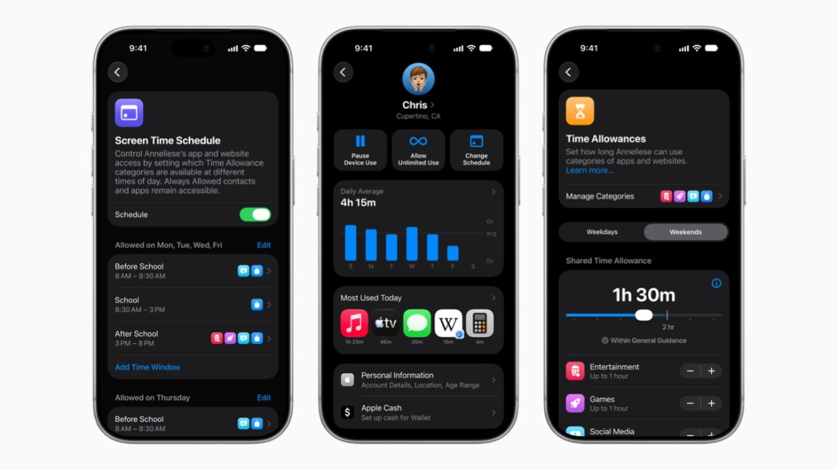 iOS27で強化された子ども向けスクリーンタイム機能