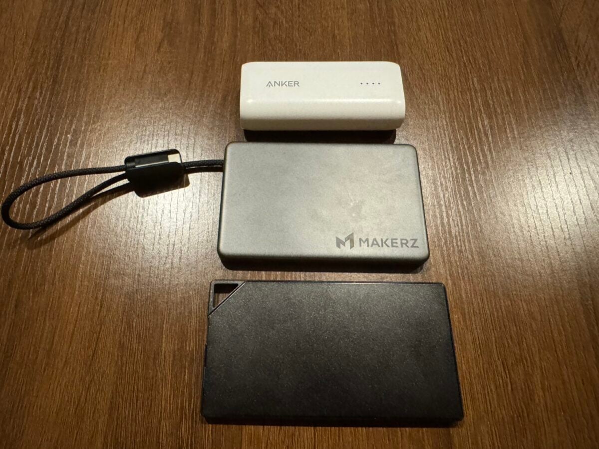 SOLIDZ、Anker 321、TNTOR WT-H500のモバイルバッテリー3台