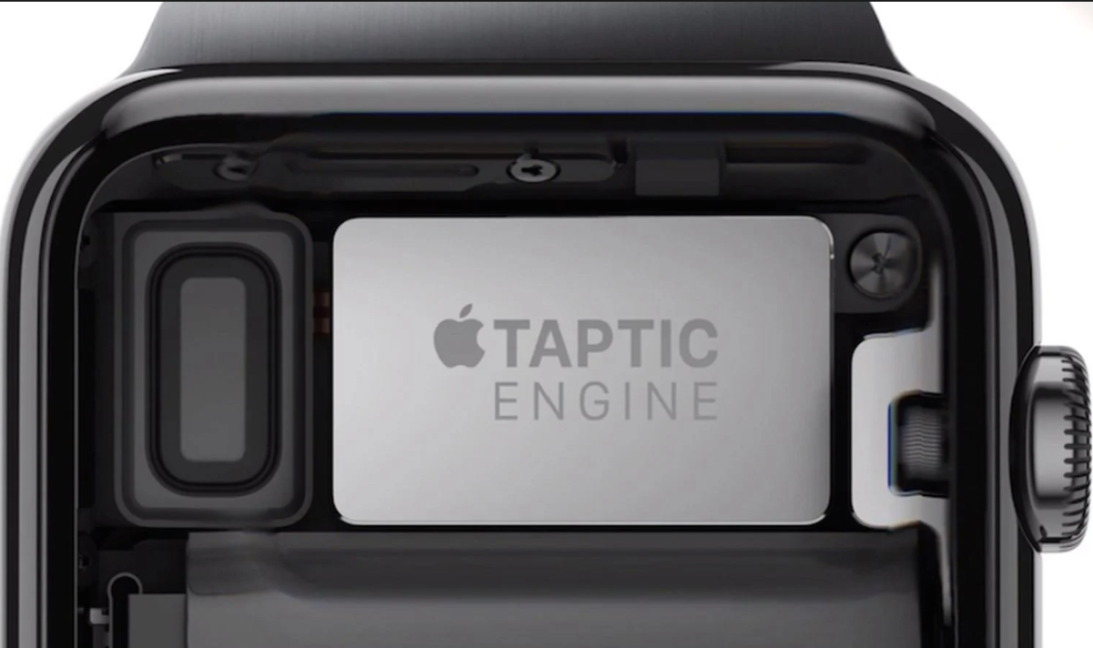 Apple Watchに搭載してあるTaptic Engineのイメージ画像