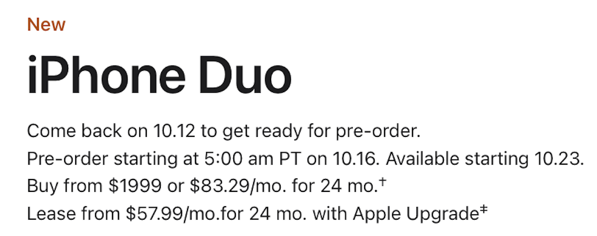 iphone duo usa