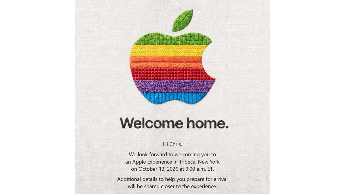 Appleが10月13日に「Welcome home.」イベントを開催すると発表