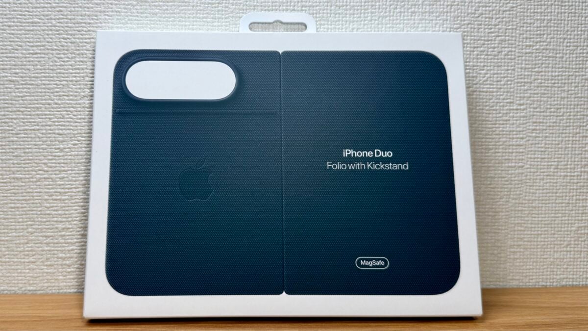 レビュー Apple スタンド付きiPhone Duo フォリオ - ネイビーブルー