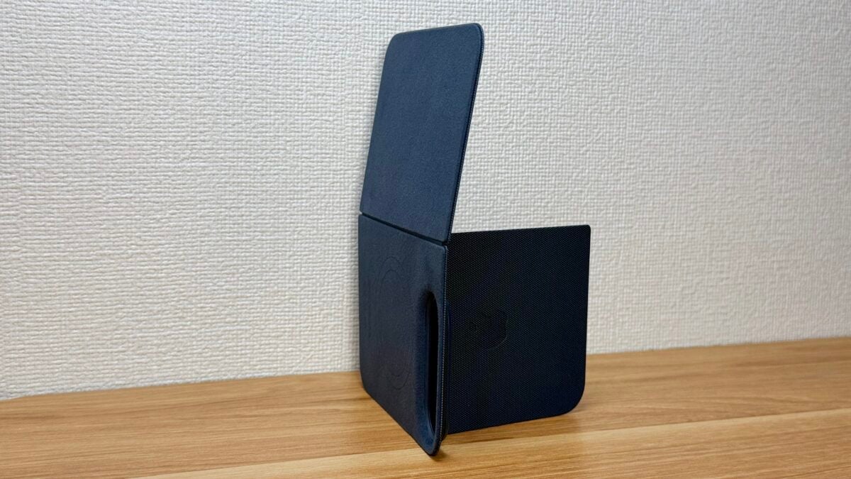 レビュー Apple スタンド付きiPhone Duo フォリオ - ネイビーブルー