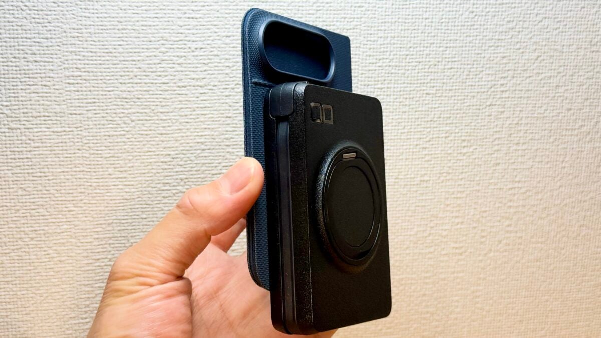 レビュー Apple スタンド付きiPhone Duo フォリオ - ネイビーブルー