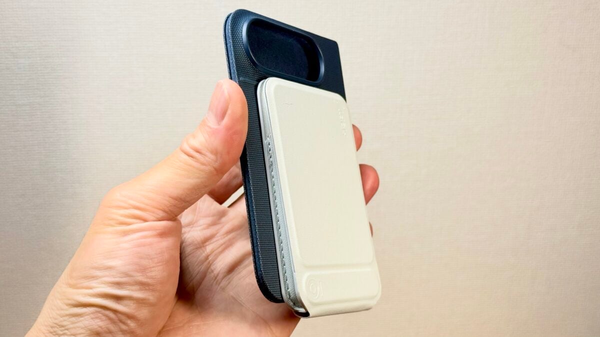 レビュー Apple スタンド付きiPhone Duo フォリオ - ネイビーブルー