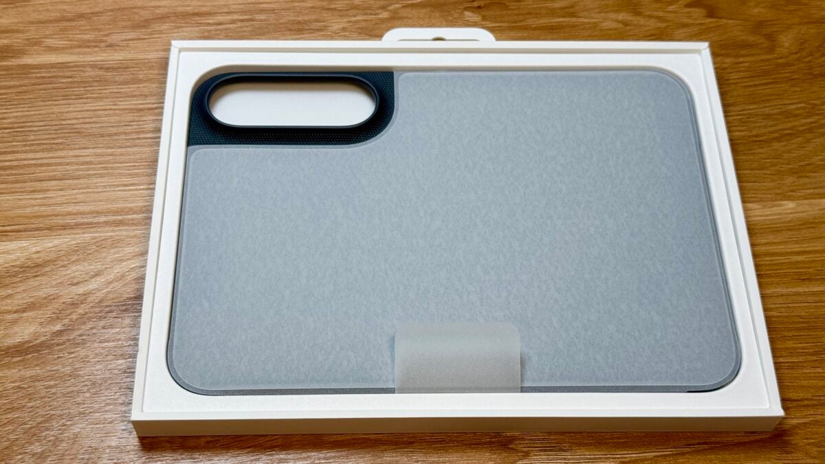 レビュー Apple スタンド付きiPhone Duo フォリオ - ネイビーブルー