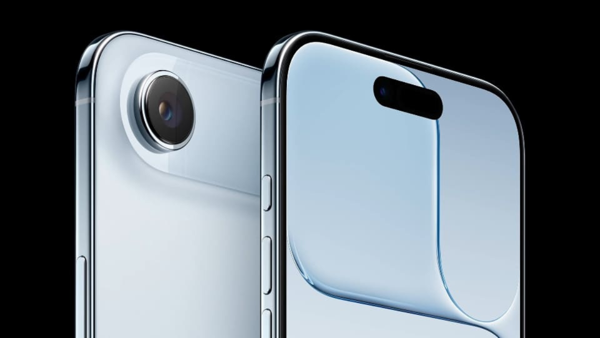 iPhone Airの前面と背面