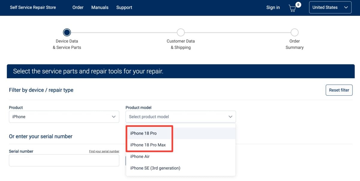 self-service-repair-store