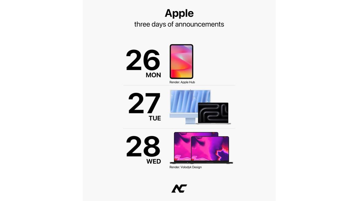 M6搭載iMacを10月27日に発表！？OLED MacBook Proは28日か